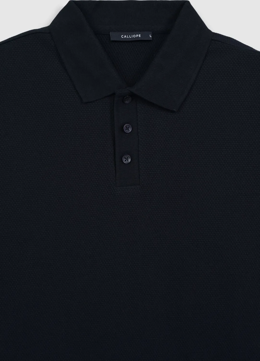 Calliope T-shirt polo 3 boutons polo homme S coton