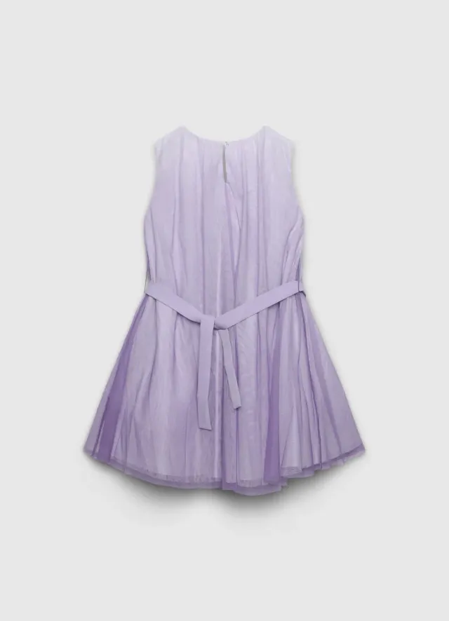 Calliope robe fille tulle cérémonie avec ceinture