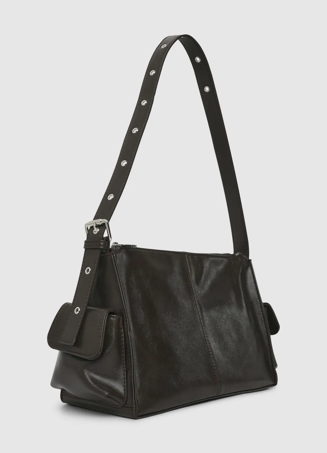 Calliope sac bandoulière femme à poches uni 30 cm
