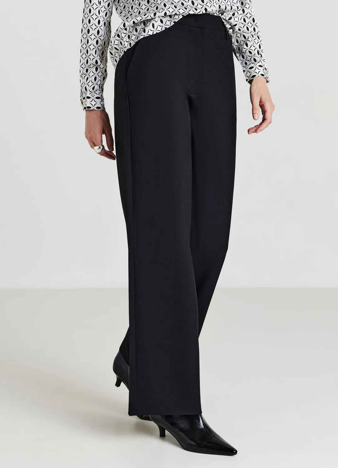 Calliope pantalon palazzo femme bureau élégant