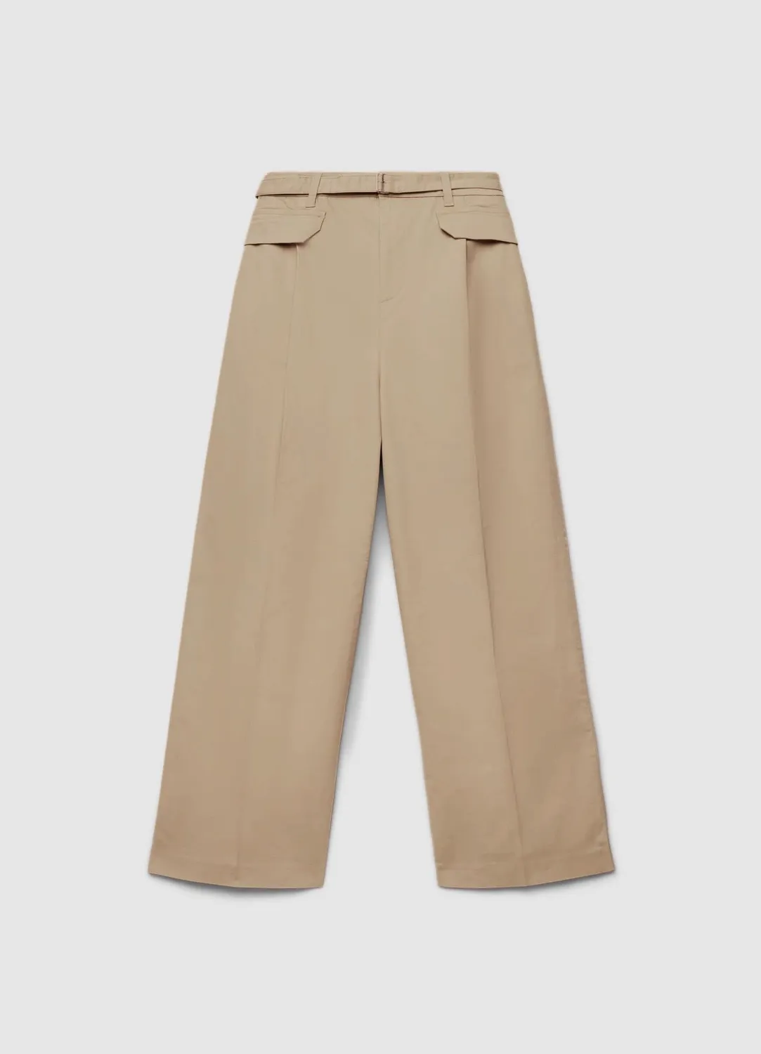 Calliope pantalon twill femme poches a rabat