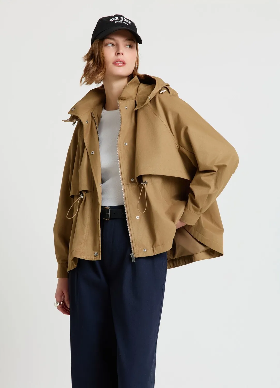 Calliope giubbino blouson femme coton capuche