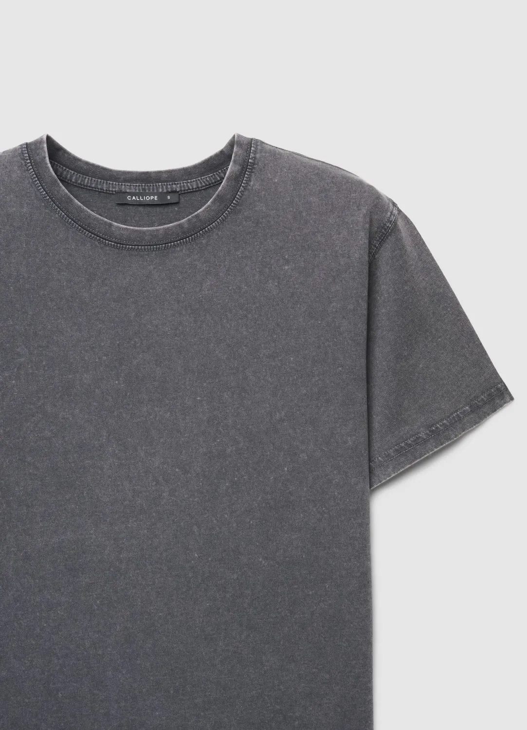 Calliope t-shirt femme délavé col rond