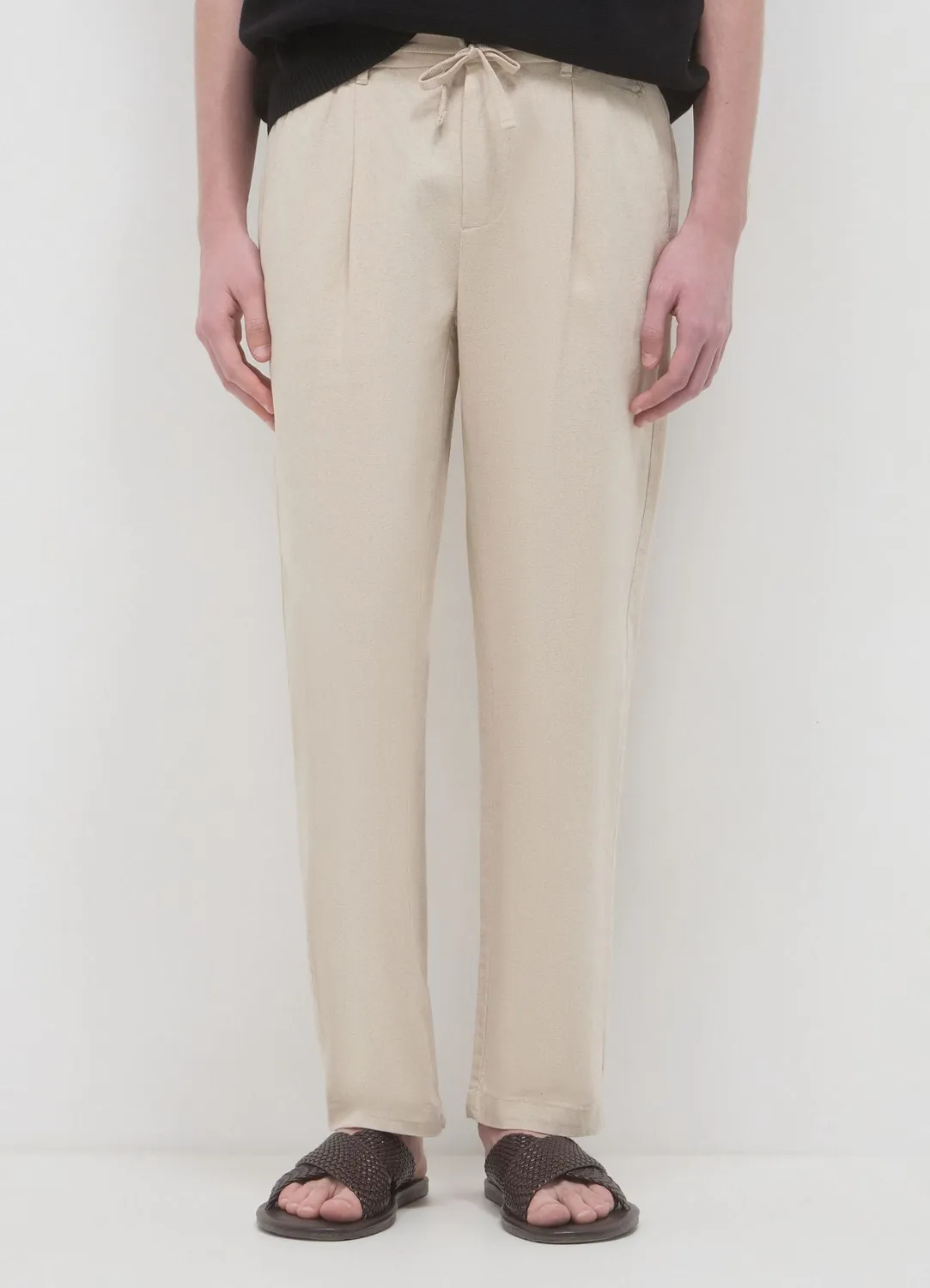 Calliope jogger uni coton homme coupe regular