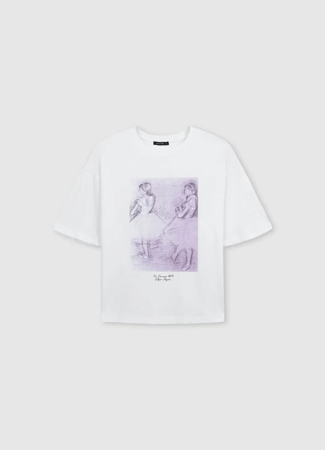 Calliope Art T-shirt femme coton col rond imprimé
