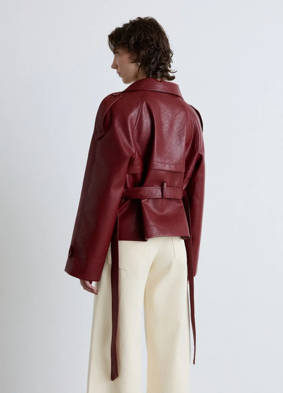 Calliope Trench court femme ceinture