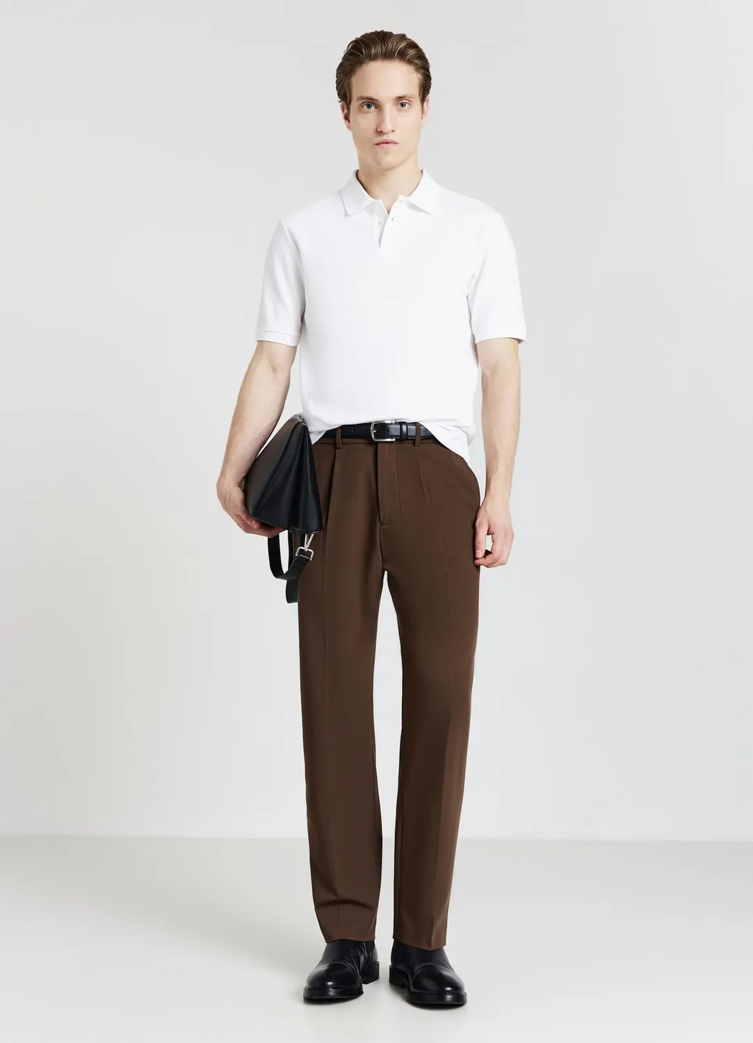 Calliope polo 3 boutons coton homme