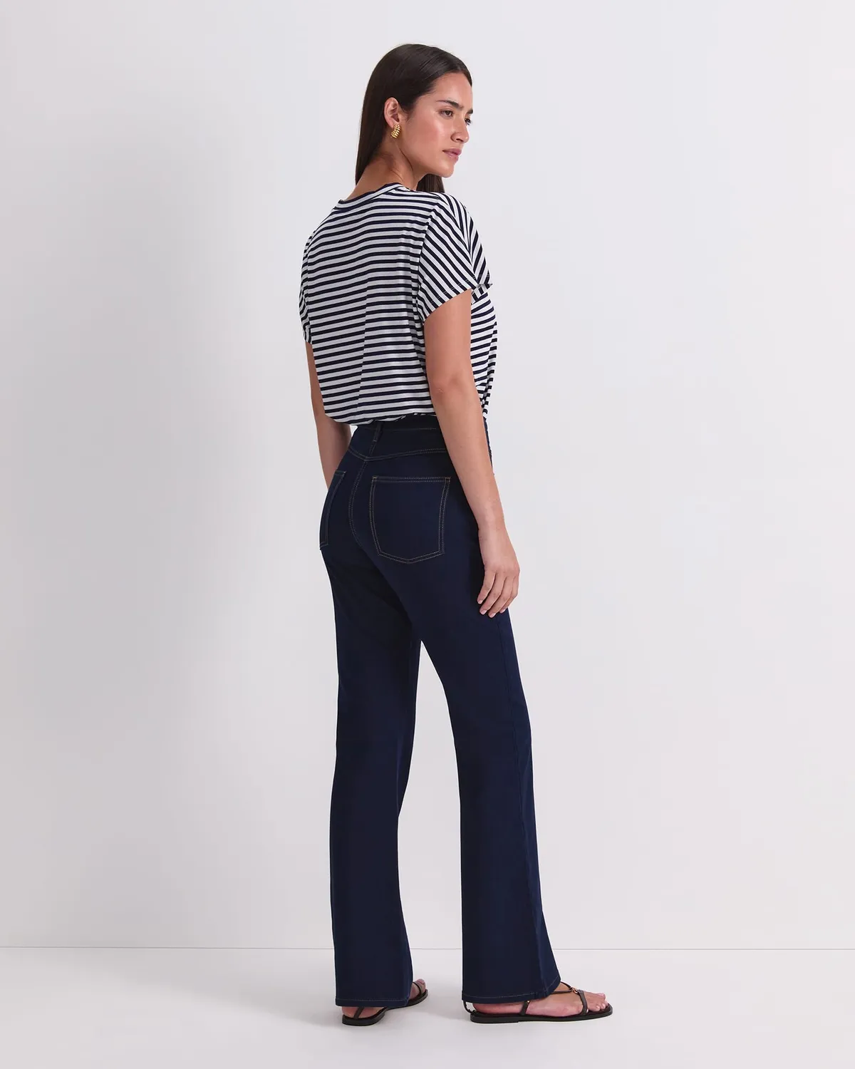 Sportscraft Nyra jean femme flare indigo délavé