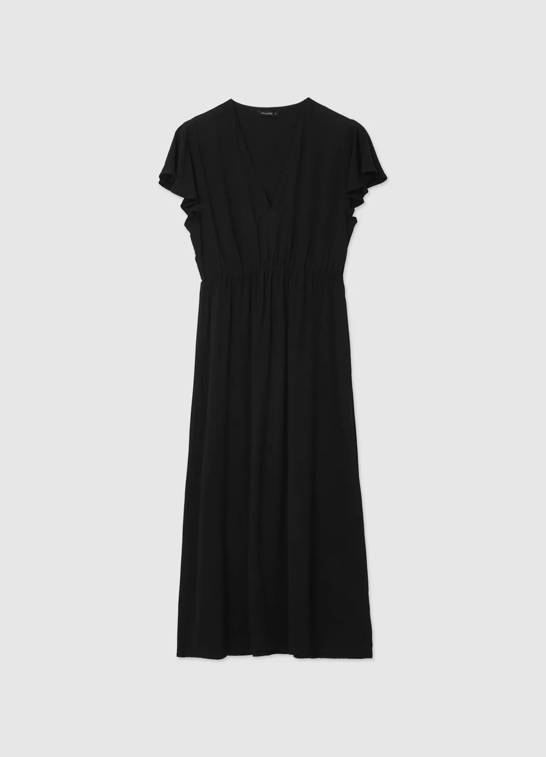 Calliope Atelier robe à volants robe femme col V
