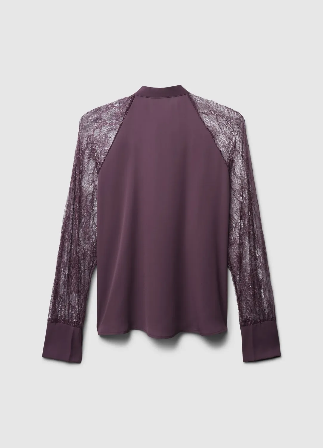 Calliope blouse à nœud manches dentelle femme coupe regular