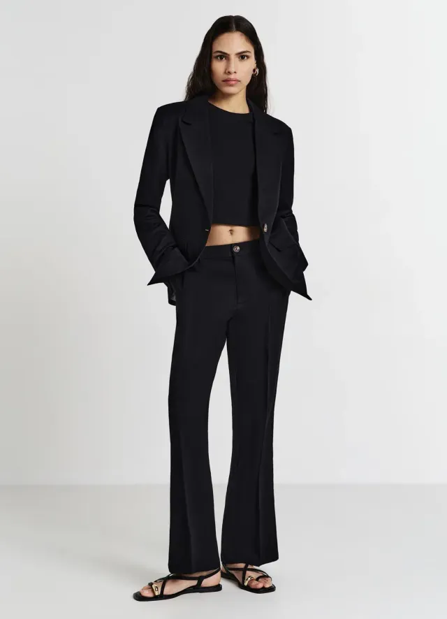 Calliope pantalon flare coton femme