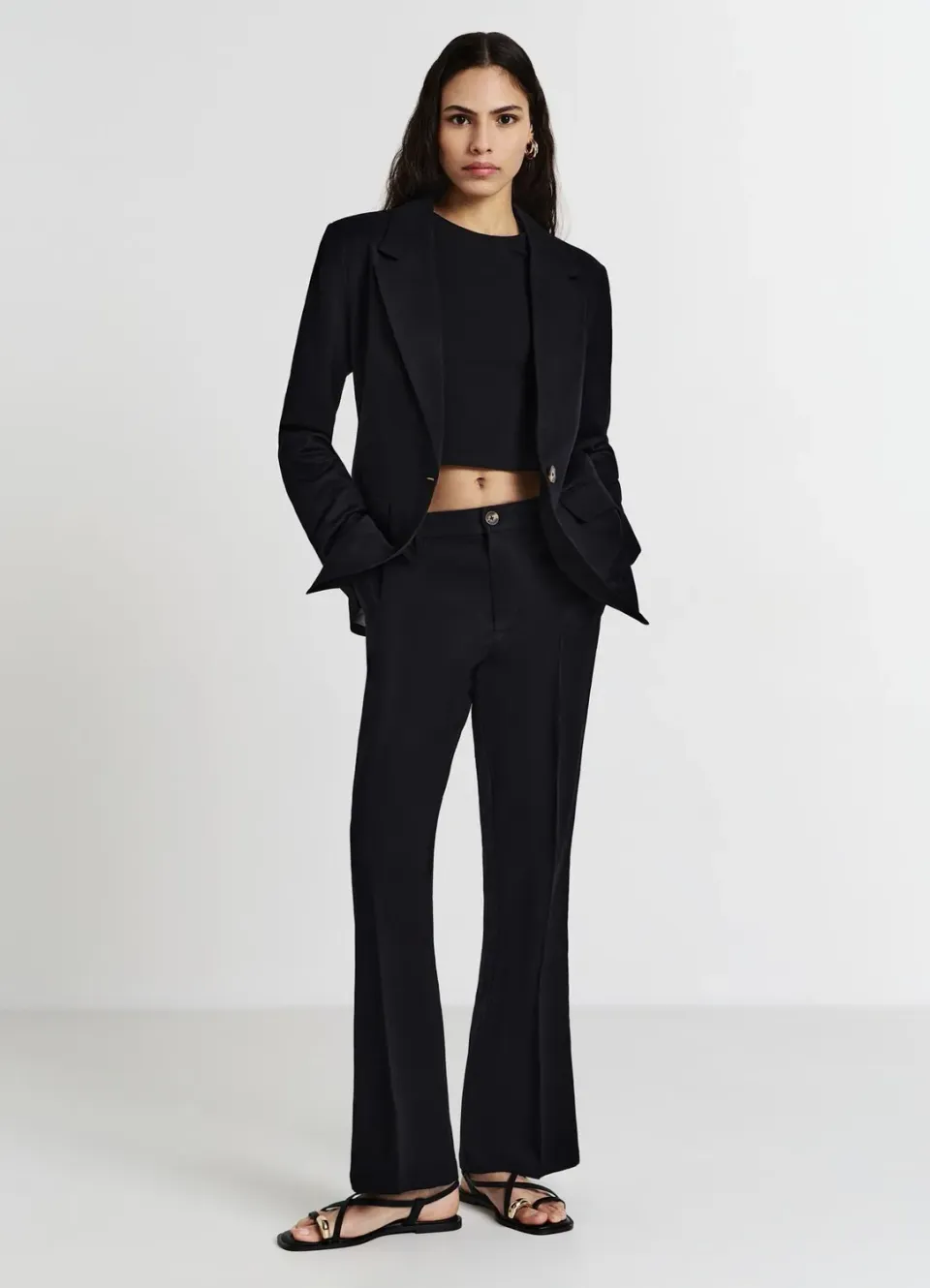 Calliope pantalon flare coton femme