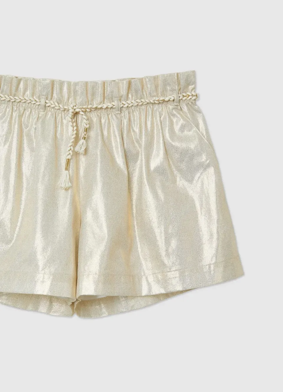 Calliope Shorts laminata short fille taille élastique