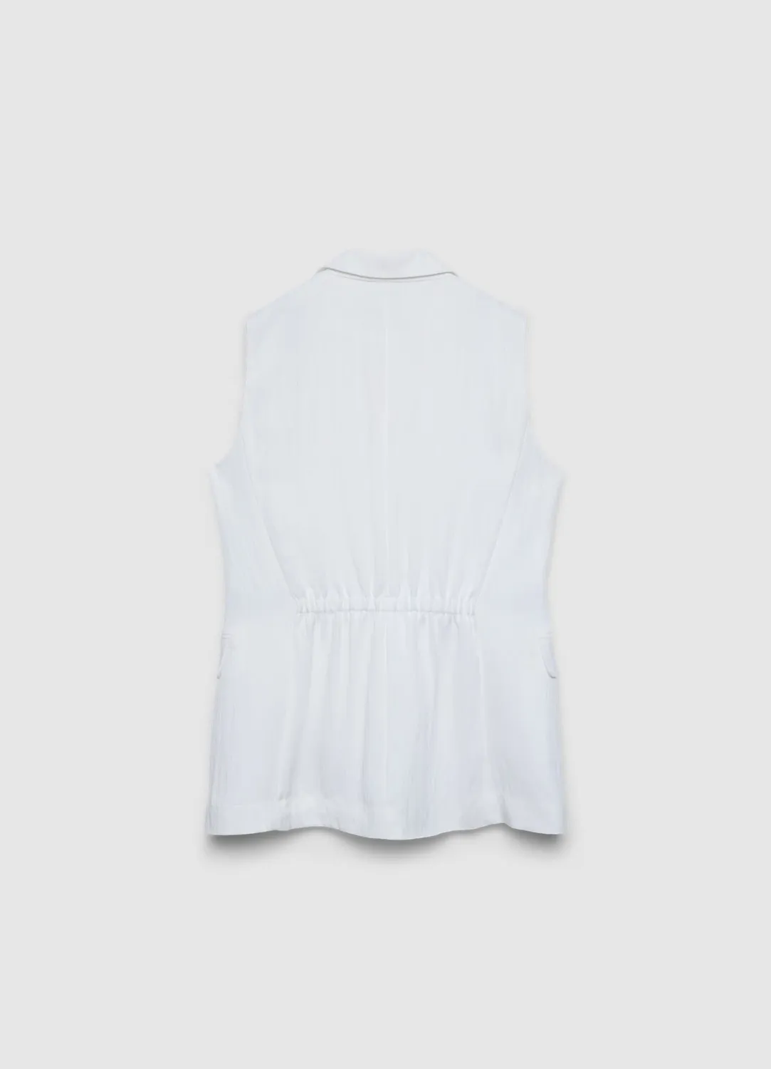 Calliope gilet monopetto dos élastique femme uni