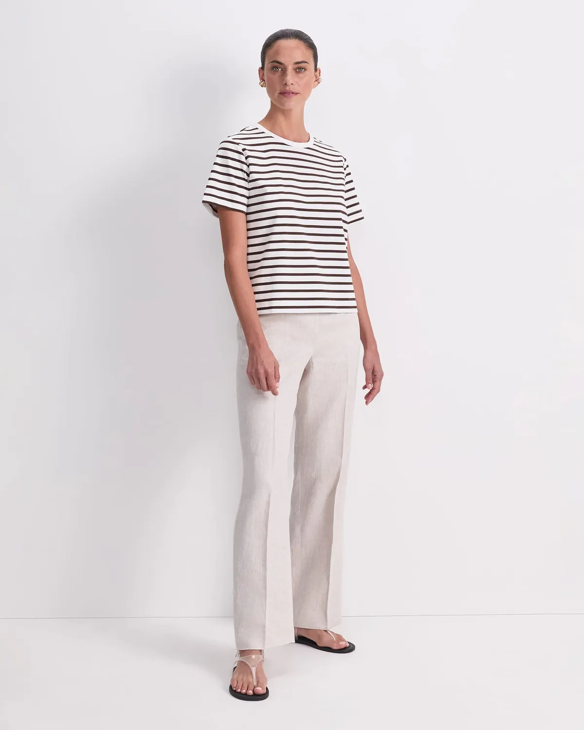 Sportscraft Karly Stripe Tee t-shirt rayé coton stretch