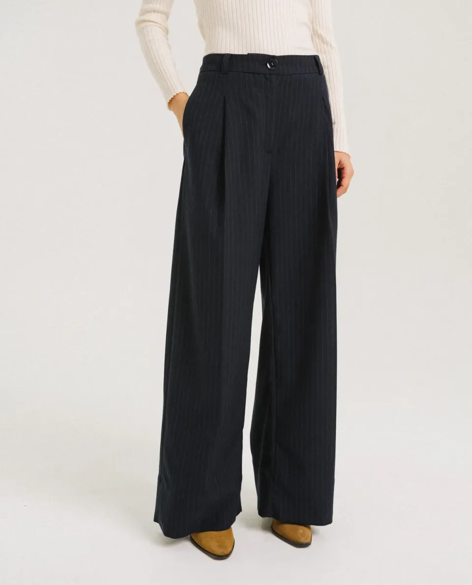 Tinsels Eustache pantalon large club rayure tennis