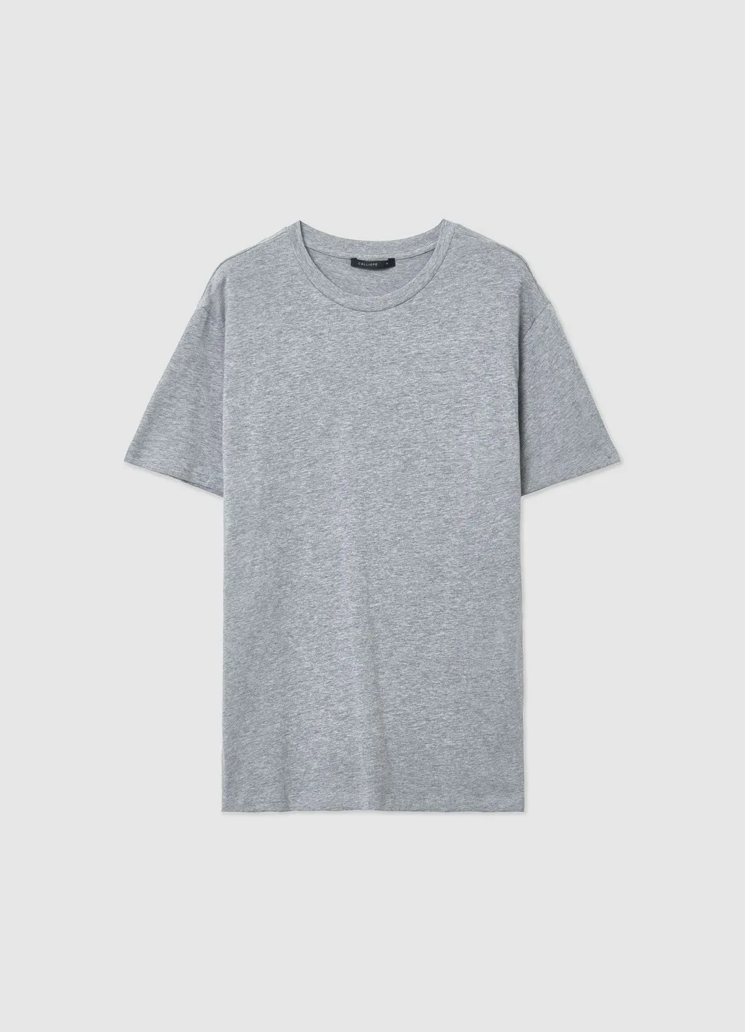 Calliope T-shirt homme col rond coton uni