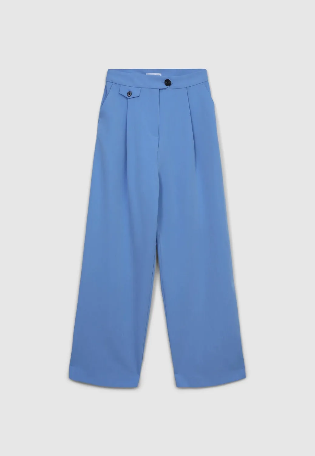 Calliope Pantalon palazzo à pinces femme fluide