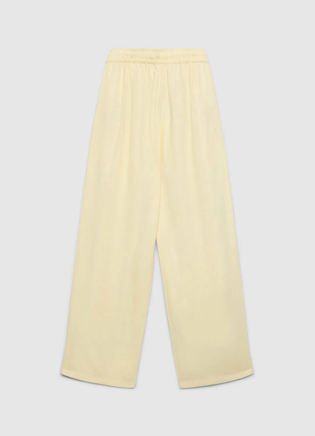 Calliope pantalon jogger lin femme taille haute