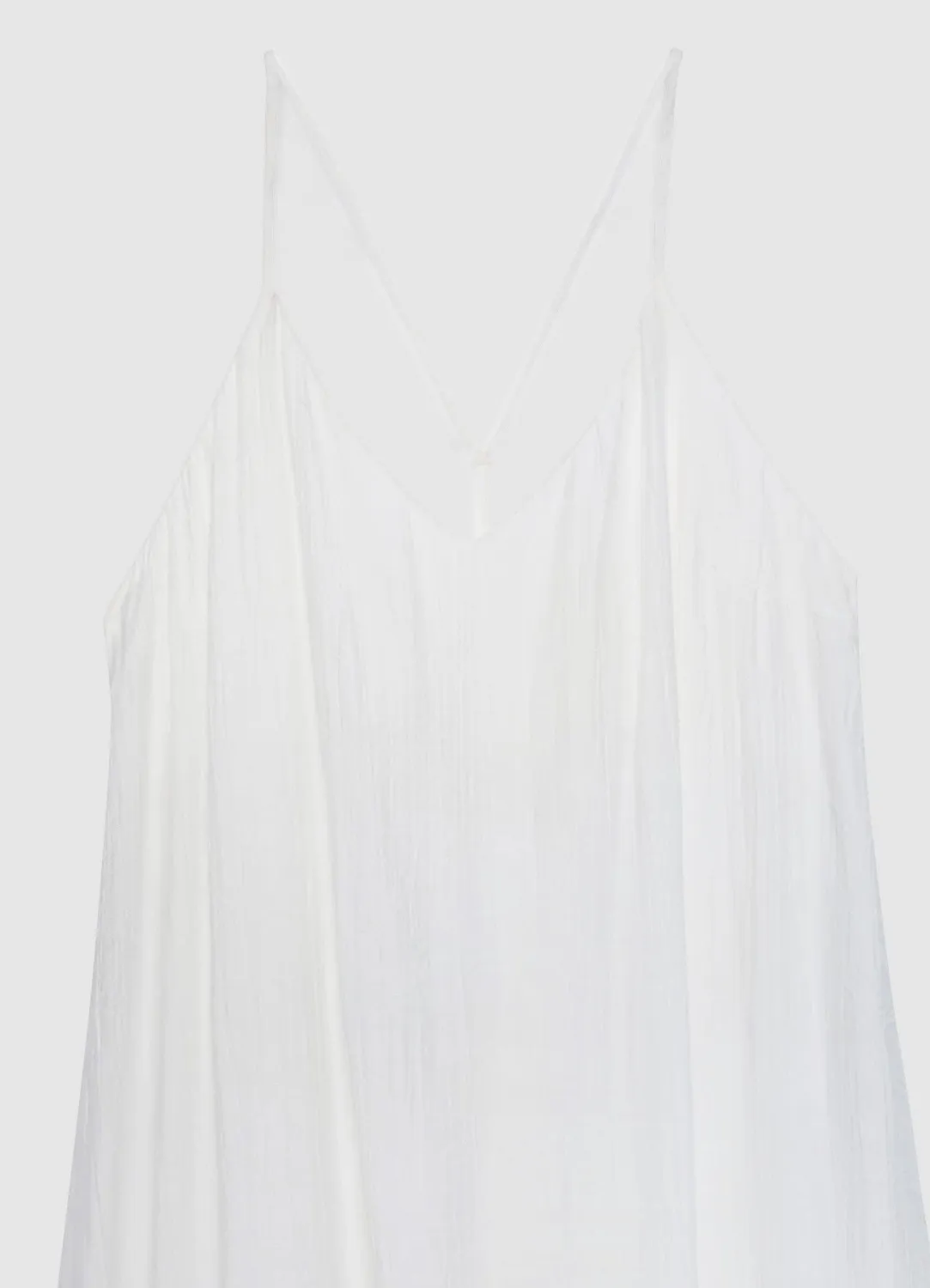 Calliope Robe longue jacquard femme bretelles fines