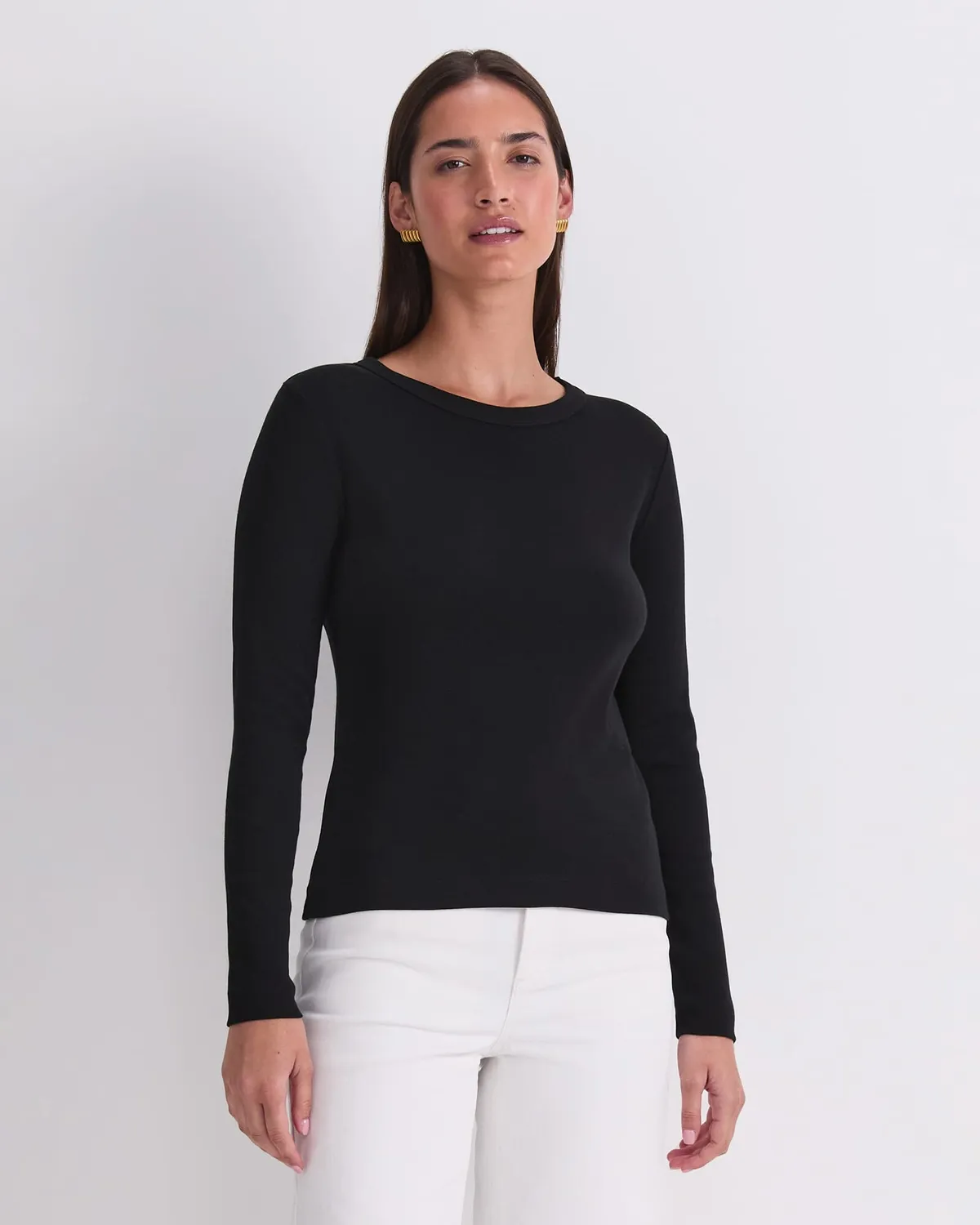 Sportscraft Heidi t-shirt manches longues col rond femme coton