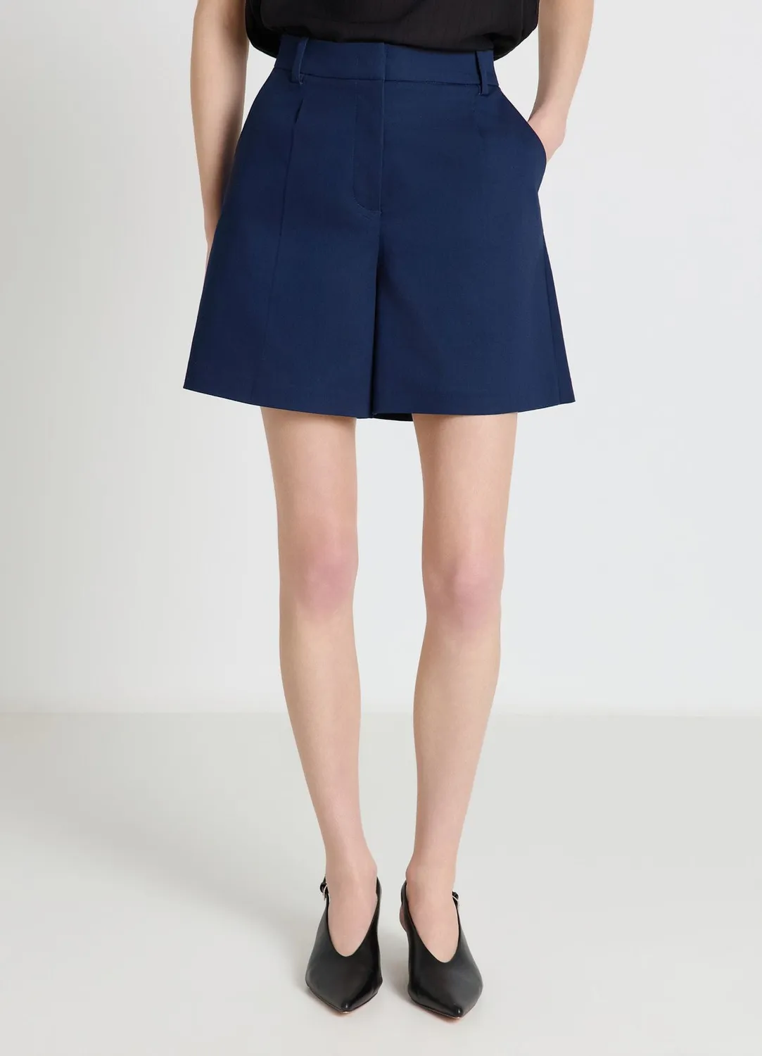 Calliope bermuda femme tailleur taille haute S