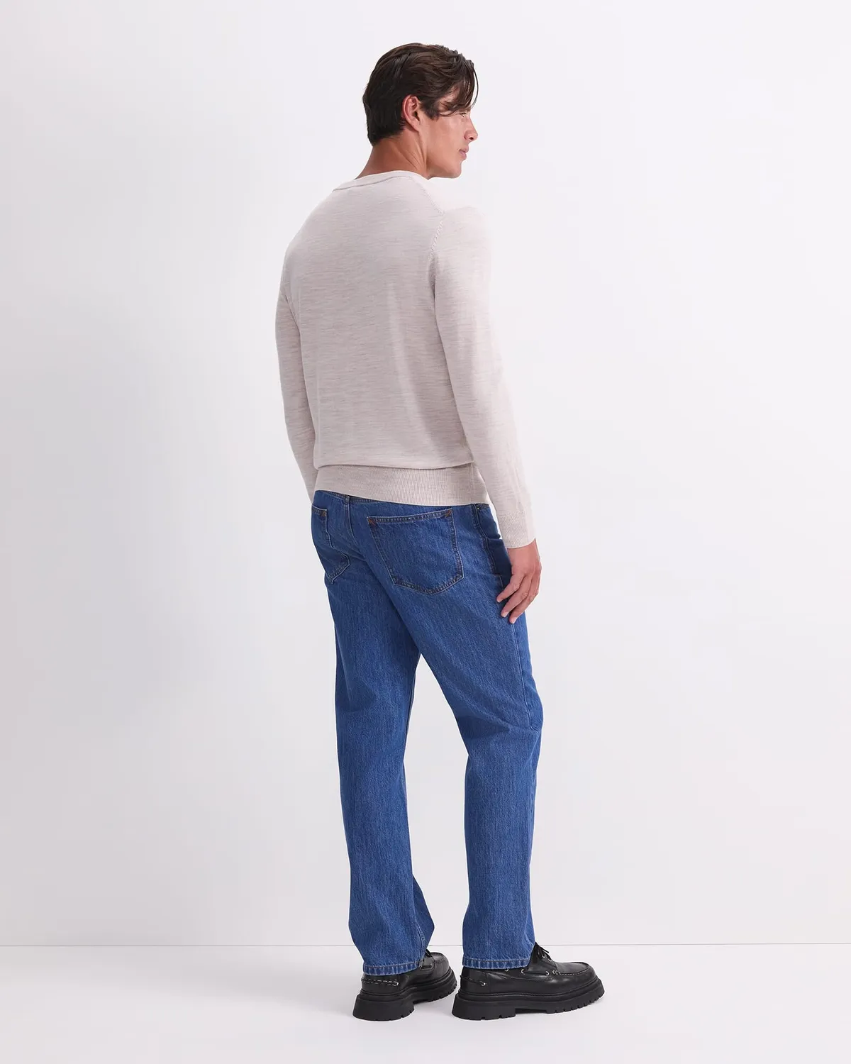 Sportscraft Merino pull homme col V laine mérinos