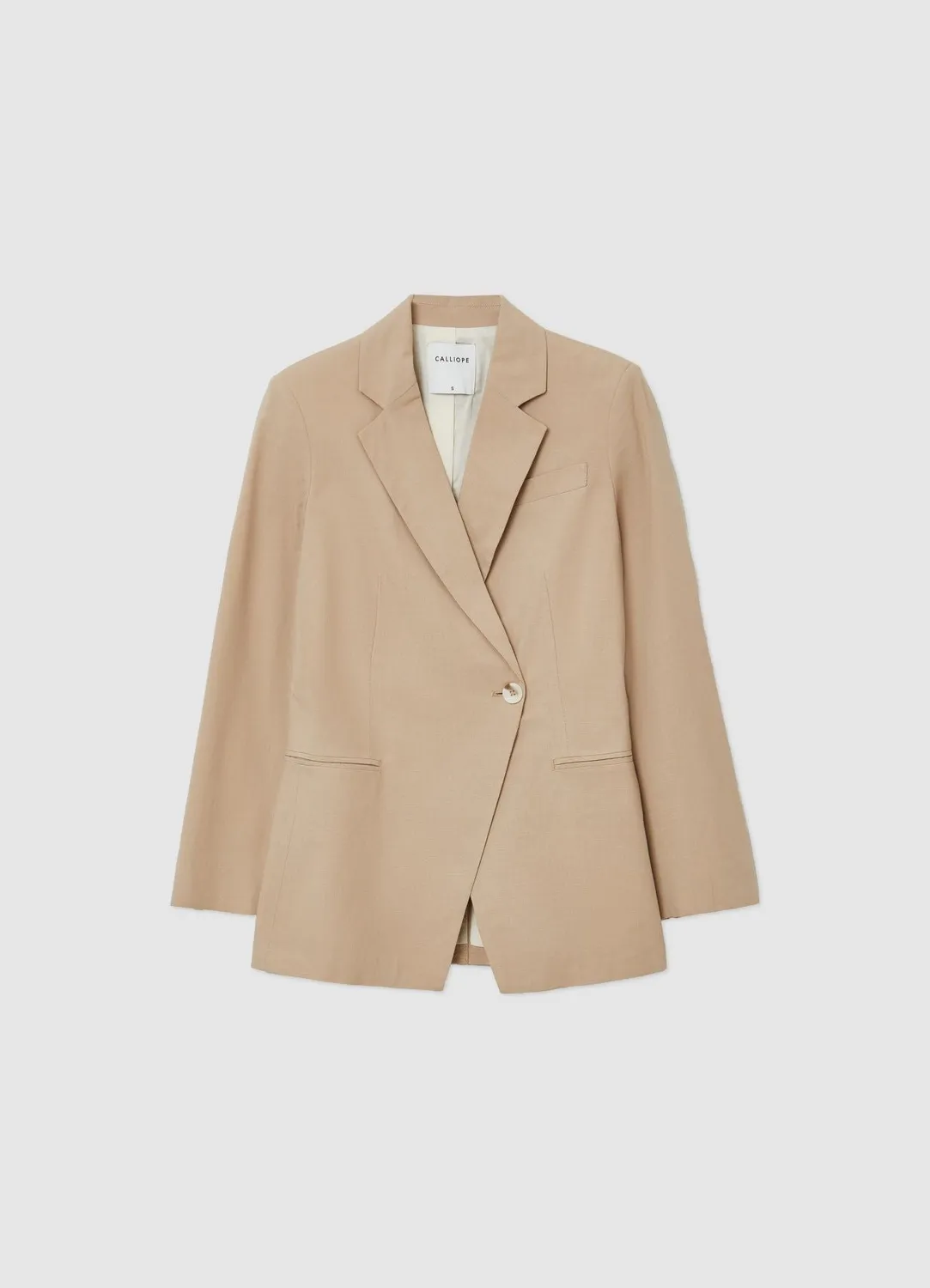 Calliope blazer croisé un bouton femme