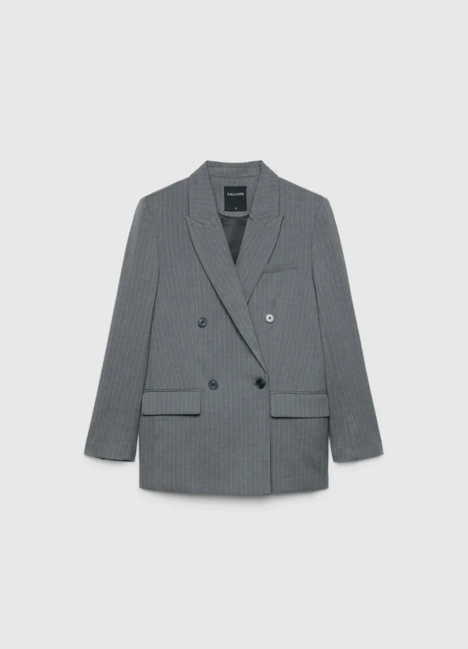 Calliope veste croisee rayee femme coupe droite