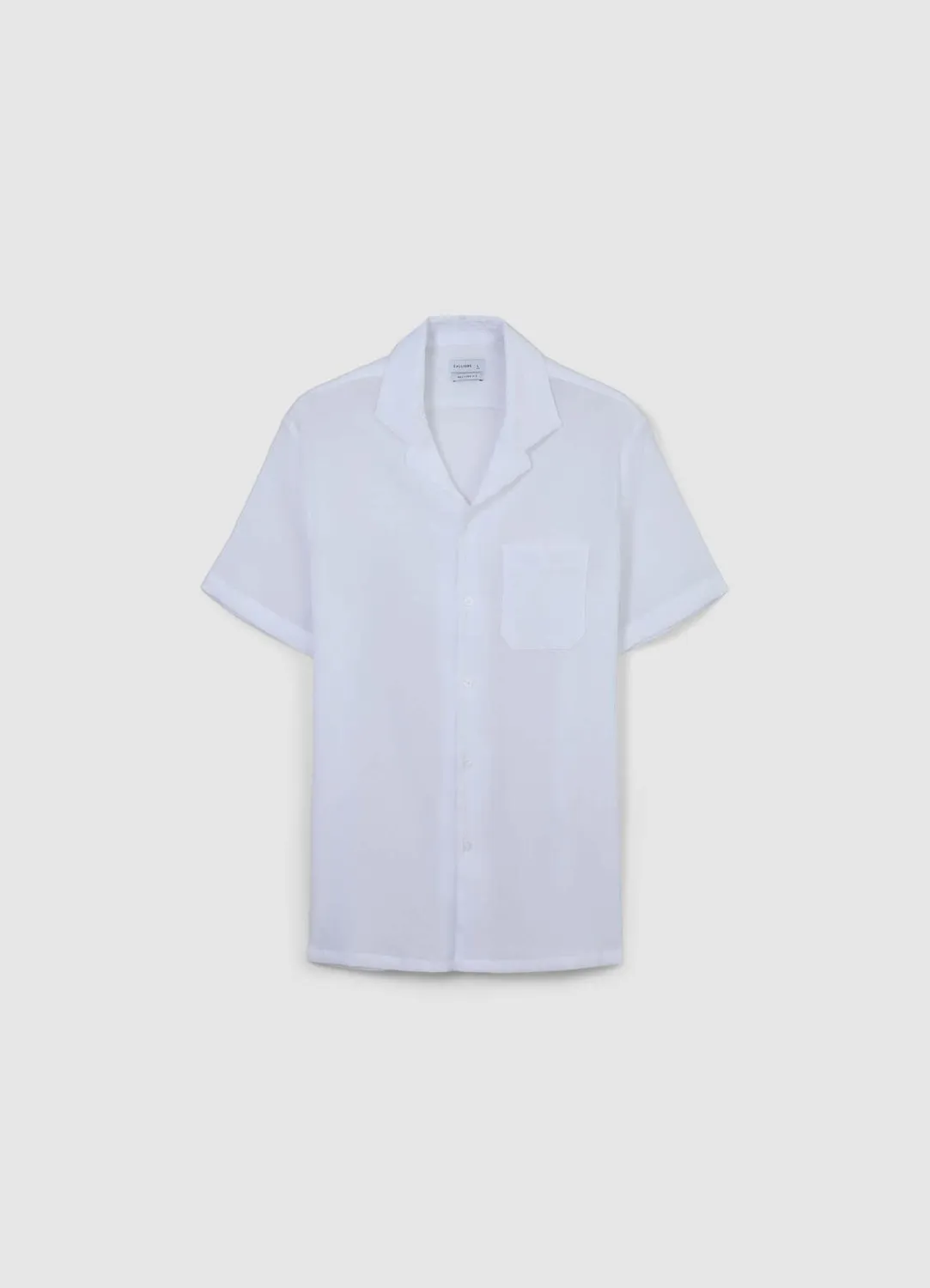 Calliope chemise effet froissé chemise homme manches courtes