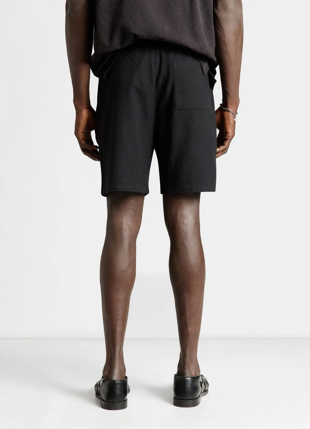 Calliope Jogger Jacquard short homme cordon