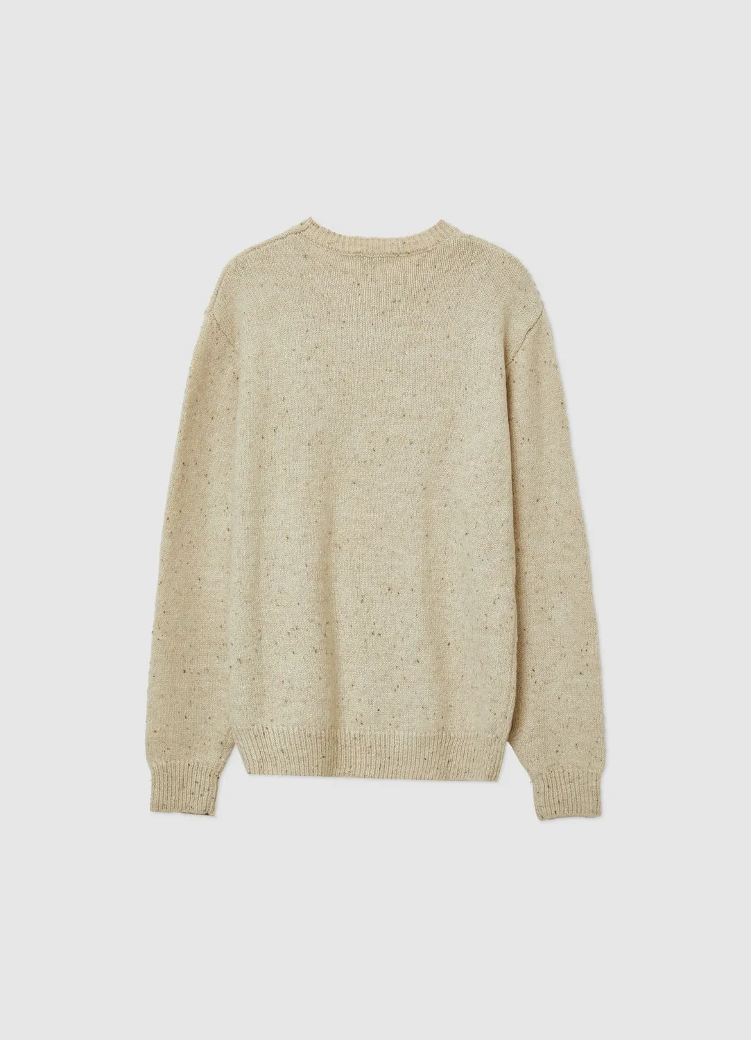 Calliope Pull col rond homme manches longues uni