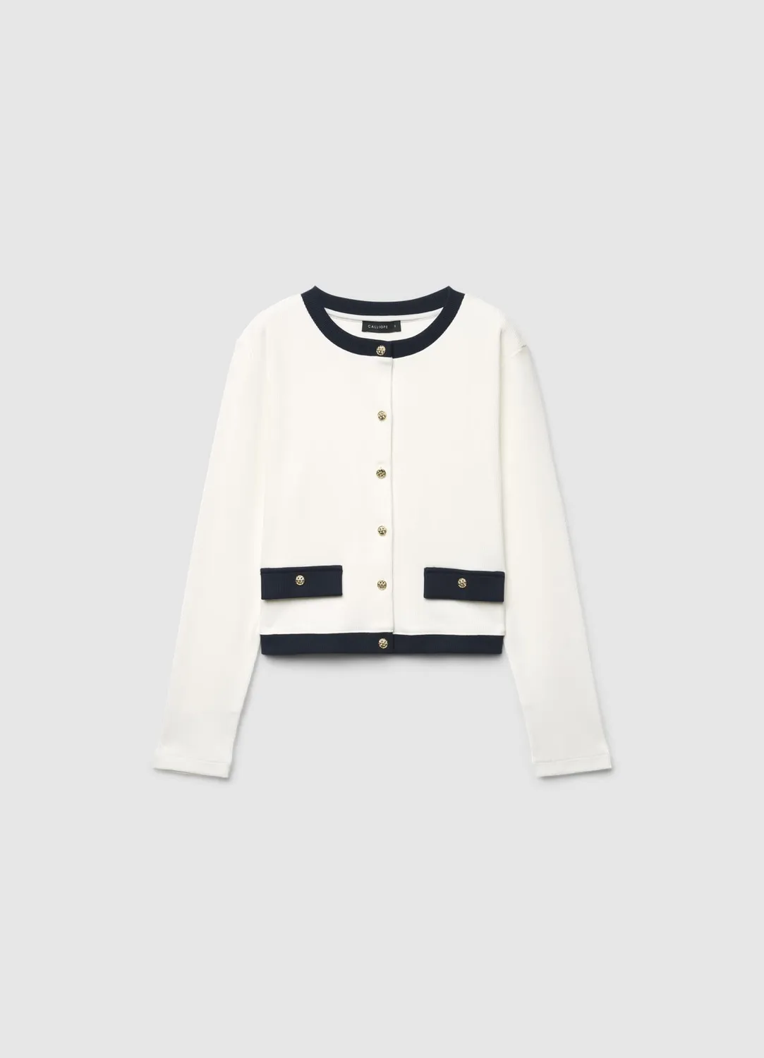 Calliope t-shirt manches longues boutons femme