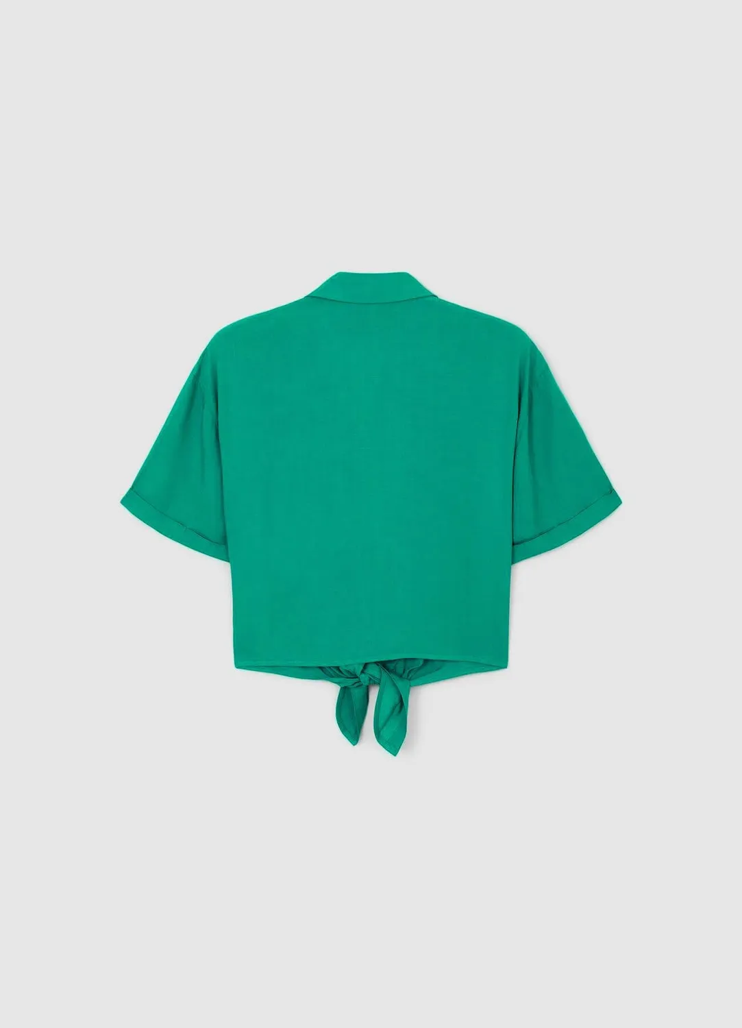 Calliope chemise à nœud femme manches courtes regular
