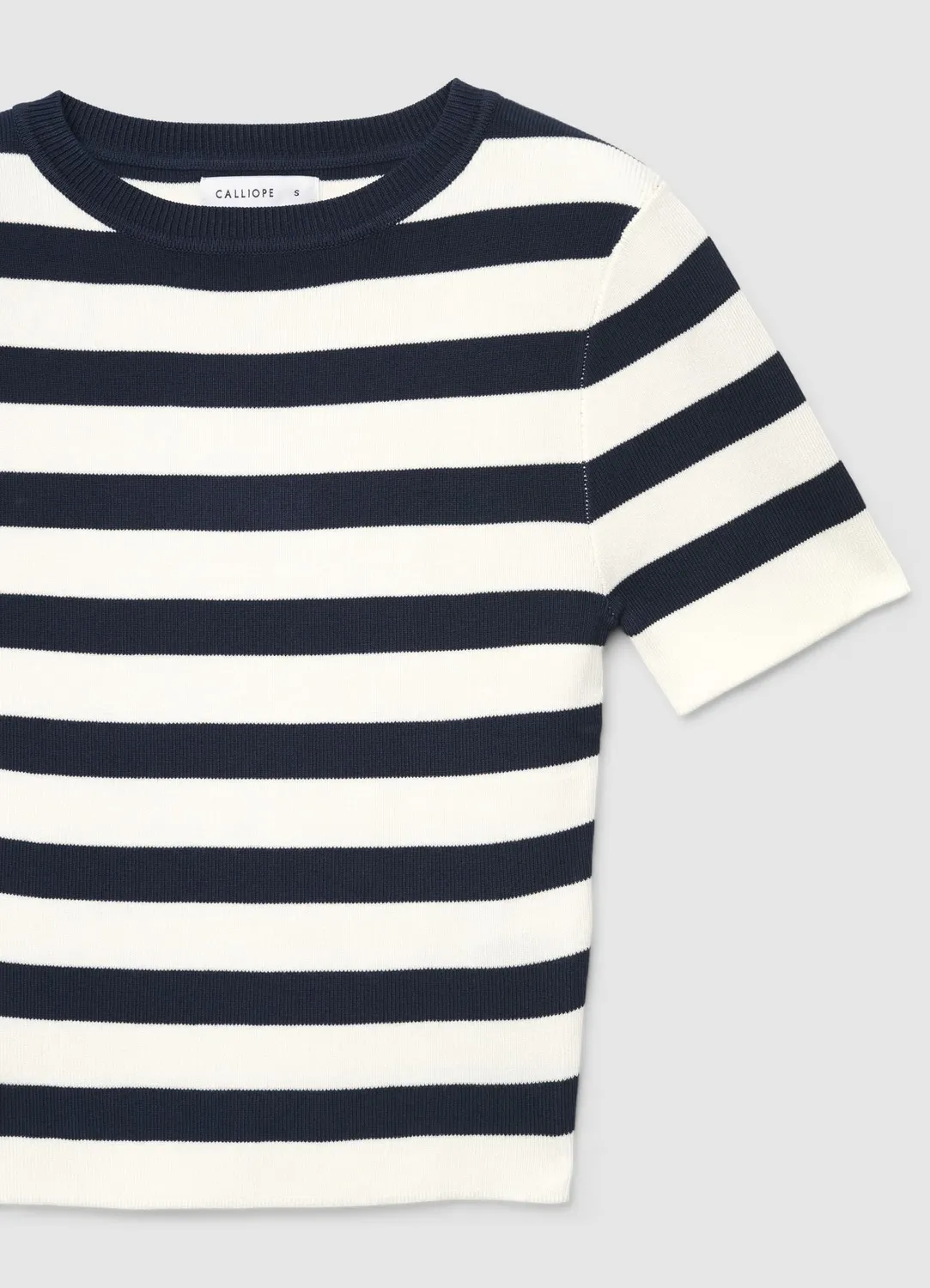 Calliope T-shirt Rayé Femme Manches Courtes