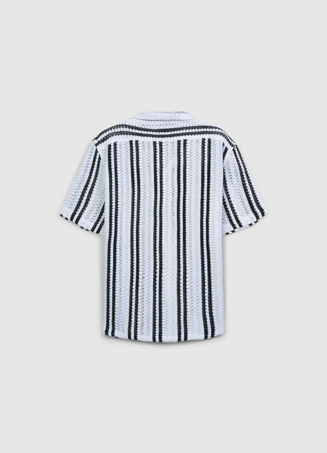 Calliope Croquet chemise homme rayée manches courtes