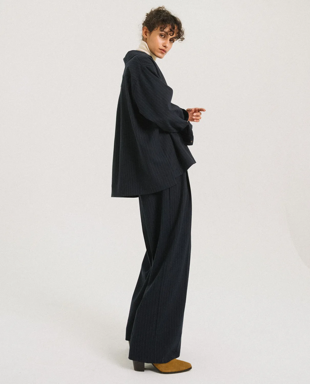 Tinsels Eustache pantalon large club rayure tennis