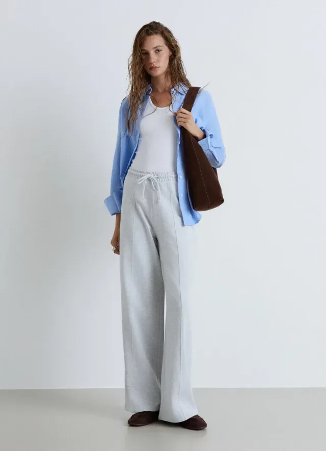 Calliope Pantalon jogging palazzo uni femme