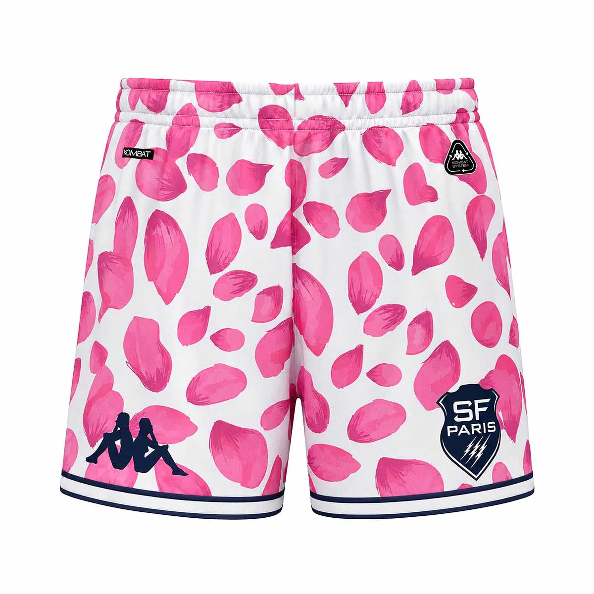 Kappa Kombat Ryder Stade Français short blanc enfant