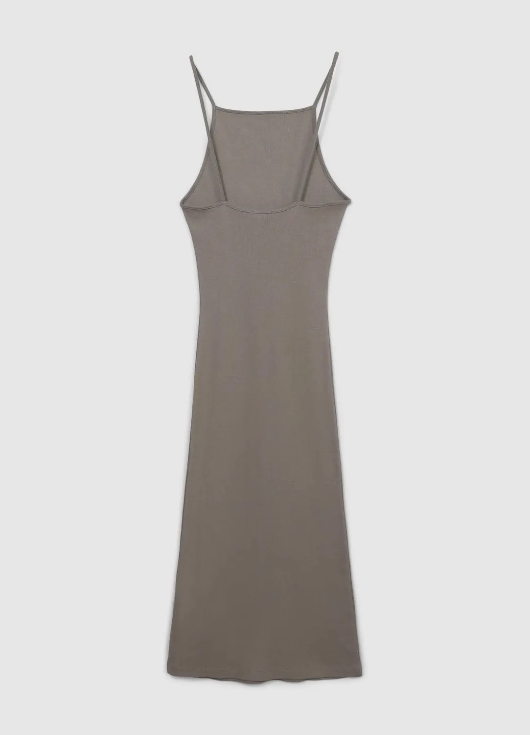 Calliope robe longue côtelé bretelles fines femme uni