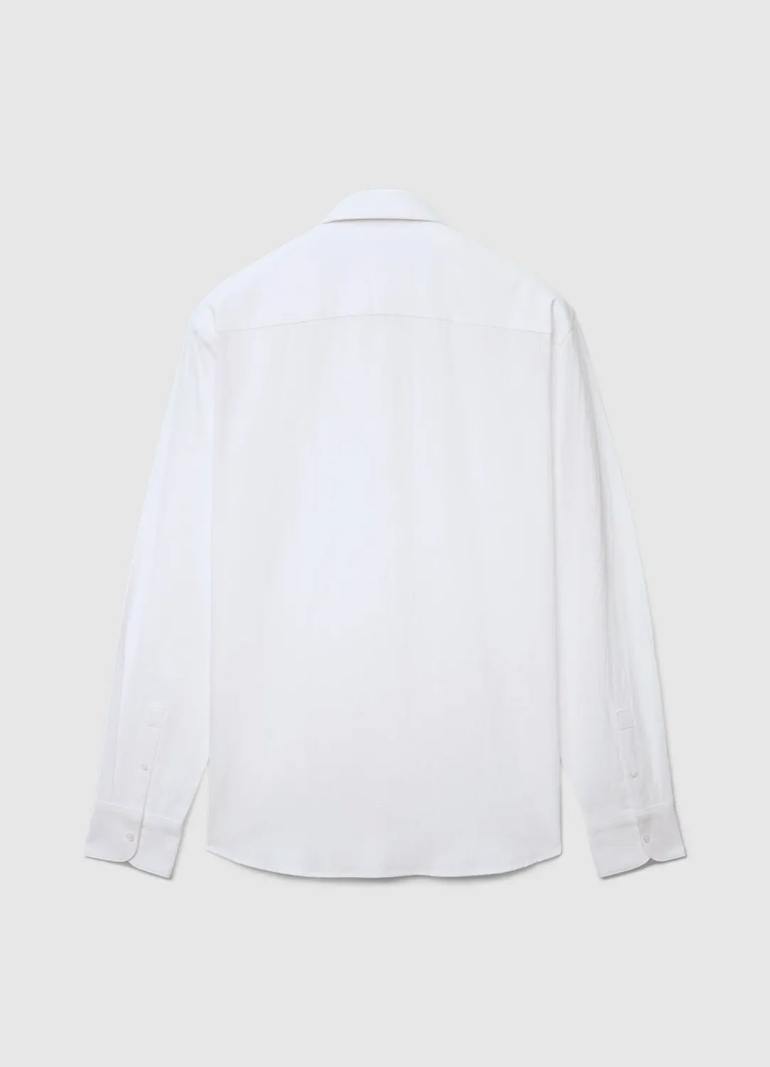 Calliope chemise crêpe coton classique uni