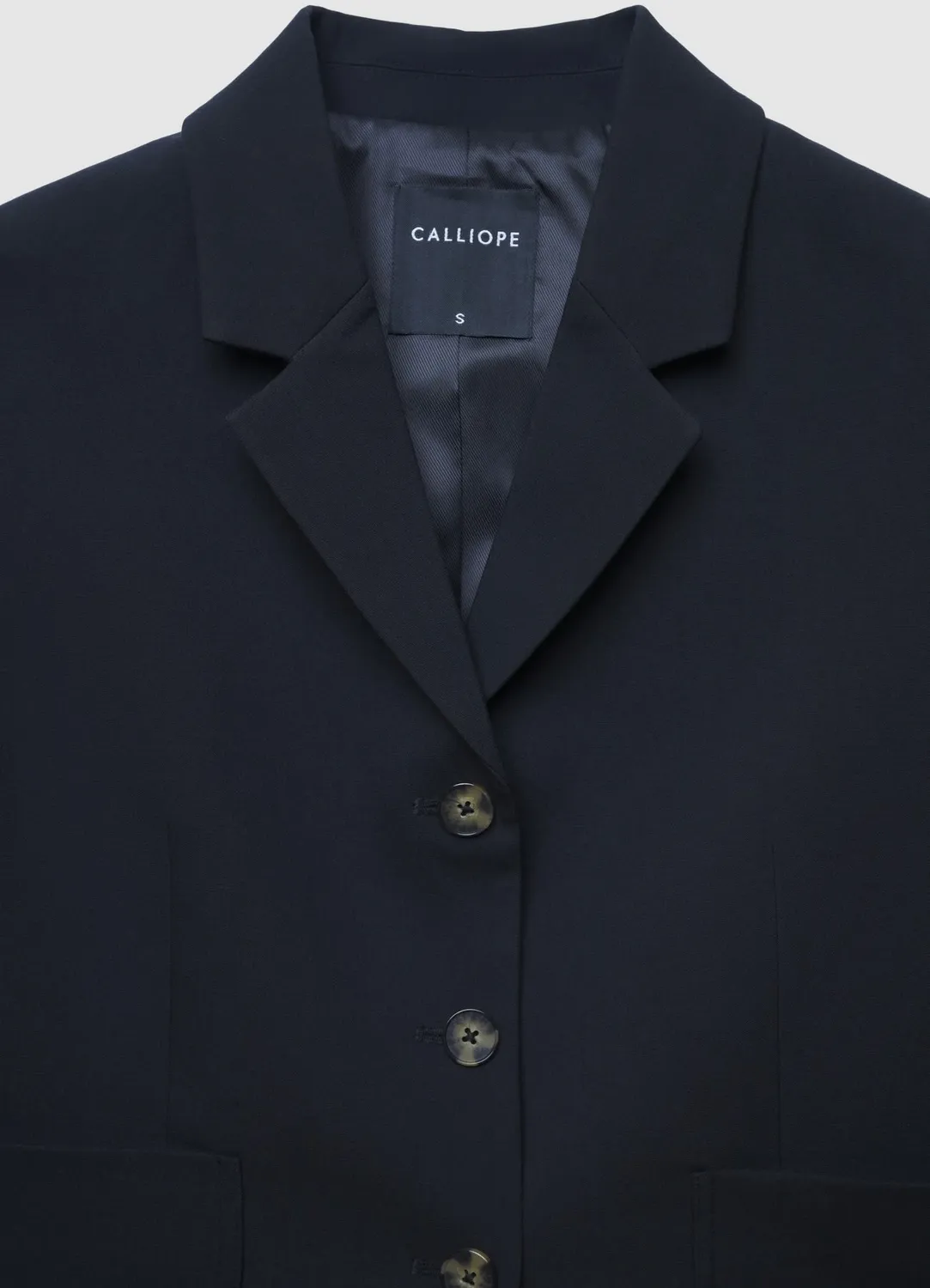 Calliope veste poches plaquées femme boutons
