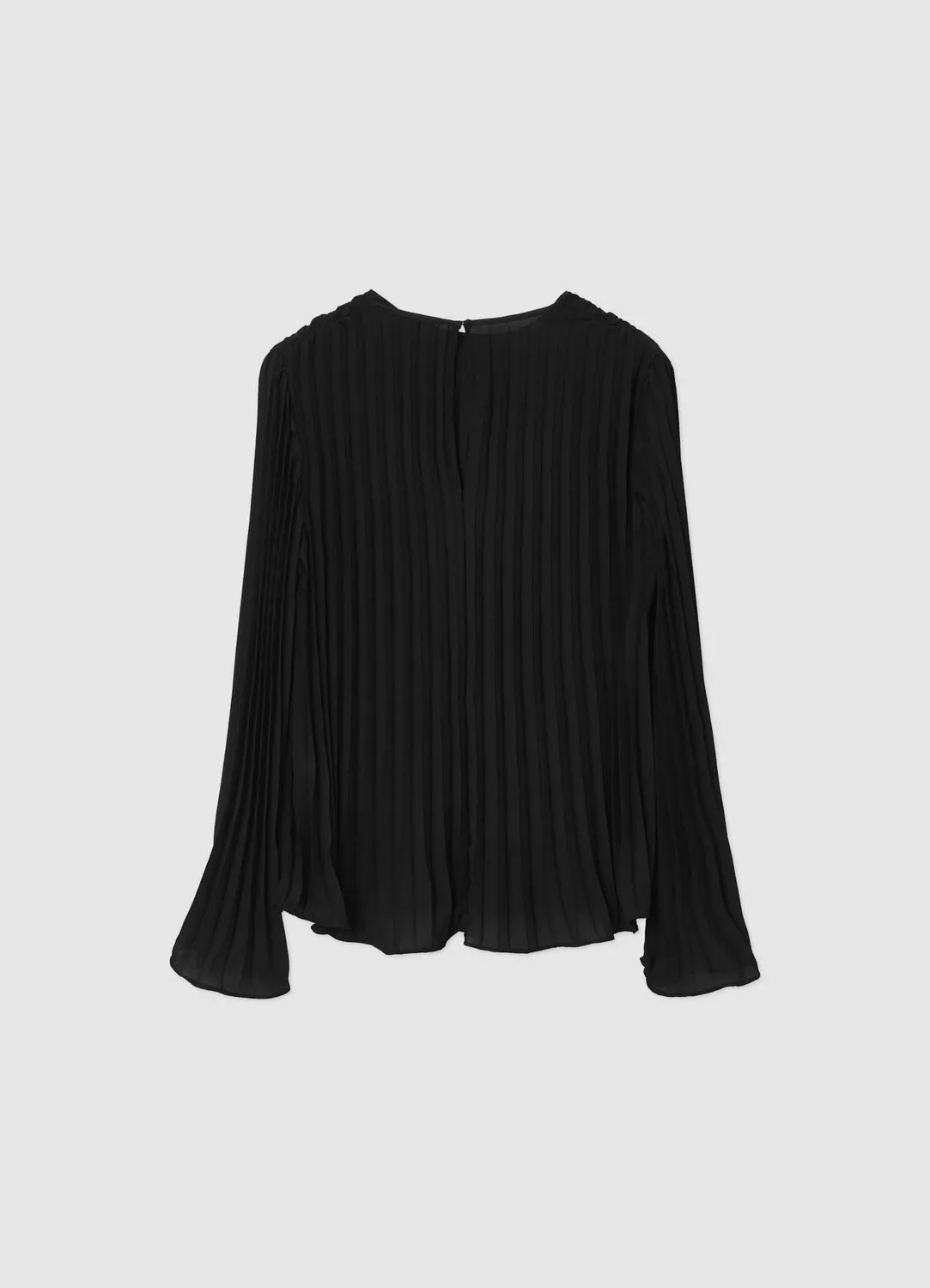 Calliope blouse plissée femme manches longues