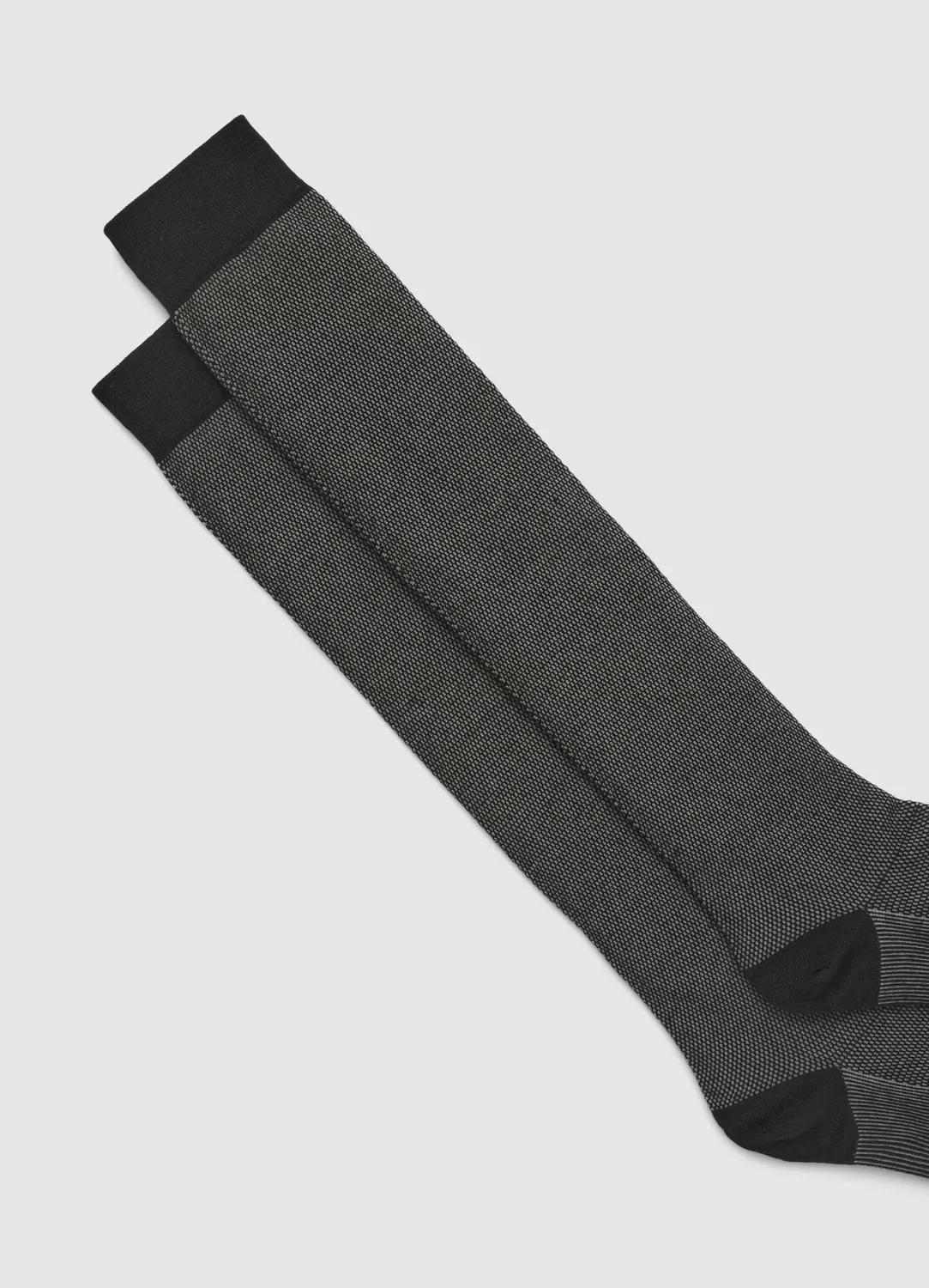 Calliope chaussettes hautes homme unies micro-trame