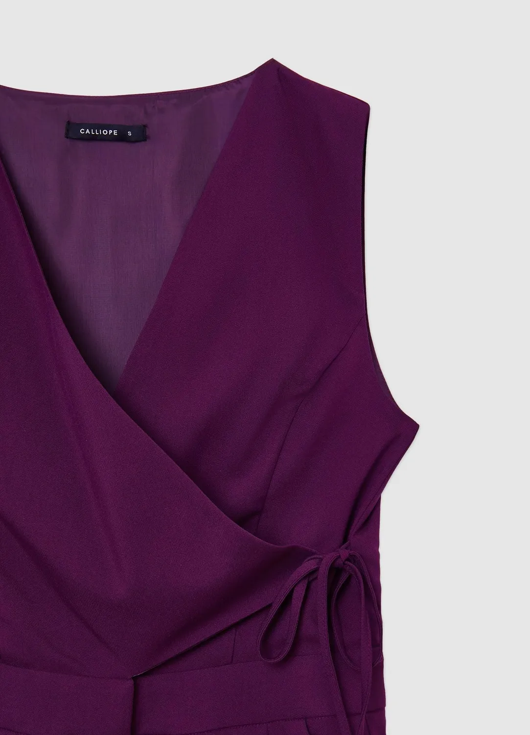 Calliope Combinaison Femme Col V Sans Manches
