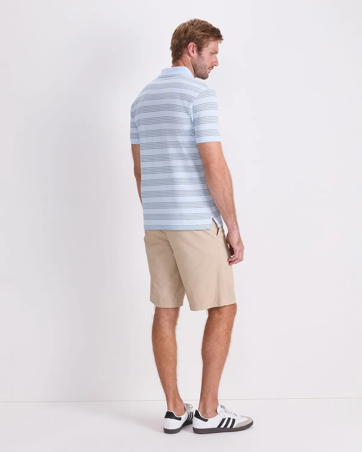 Sportscraft SC Stripe Pique Polo coton homme
