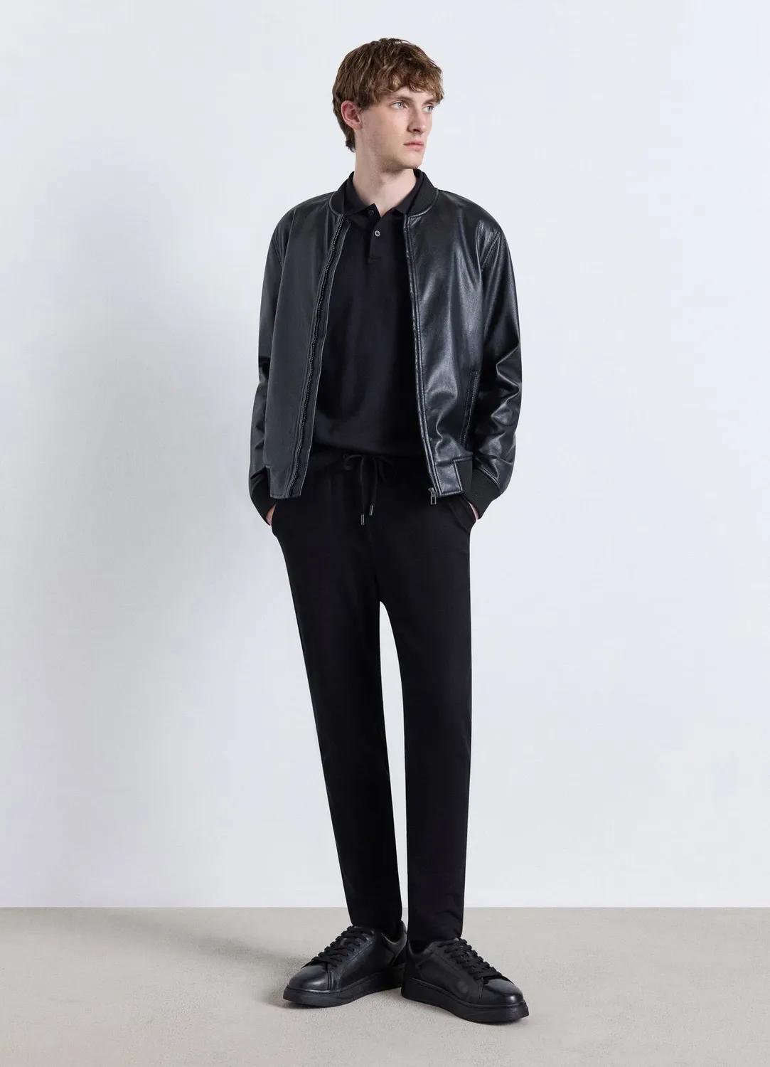 Calliope bomber homme zippé uni