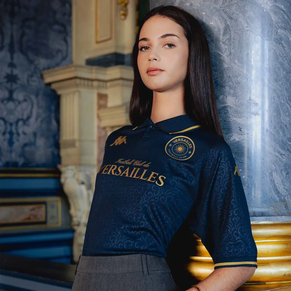 Kappa Kombat FC Versailles 26/27 maillot homme bleu