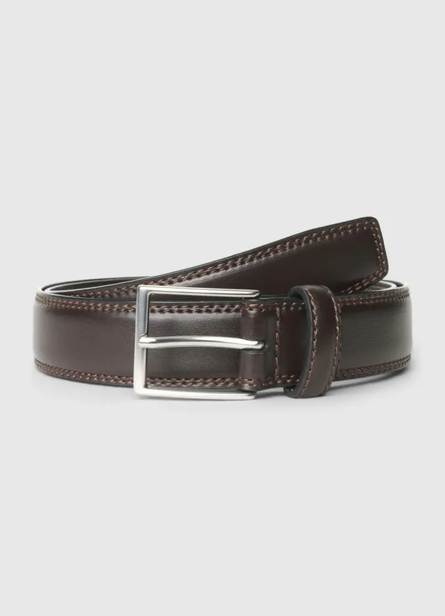 Calliope ceinture cuir homme boucle rectangulaire