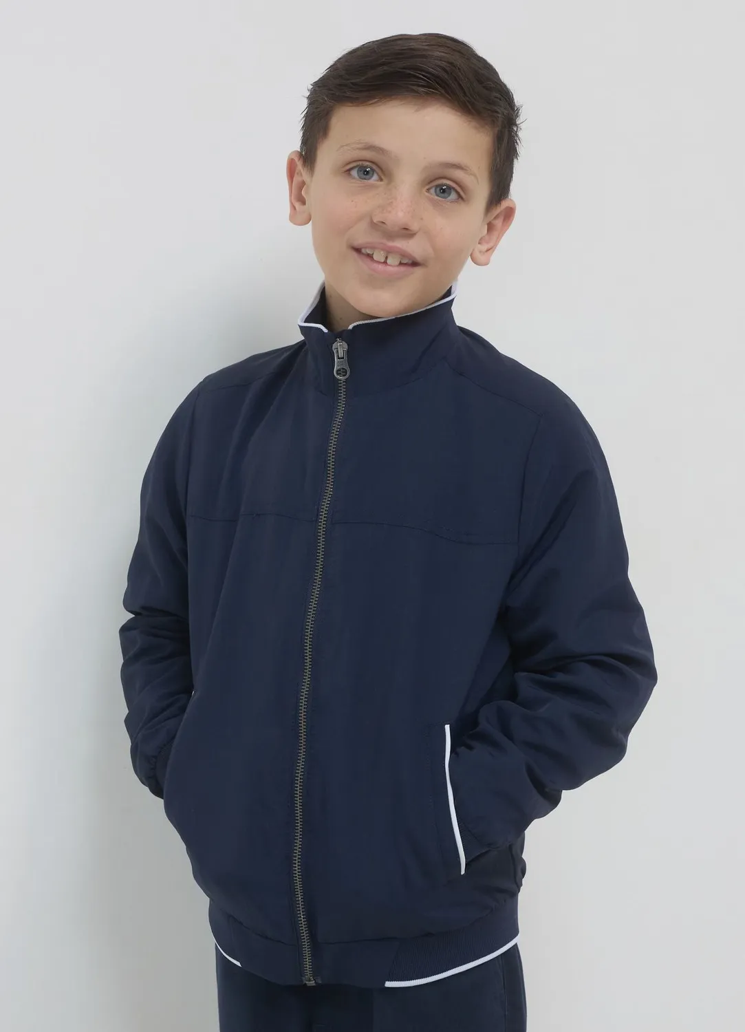 Calliope bomber garçon 8-9 ans uni zip
